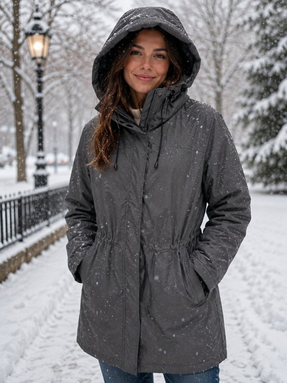 NWT - L.L Bean Women's Winter Parka - Gray - Size XL